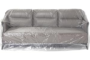 HERSENT 96 x 42 x 62 Inch Furniture Covers for Moving and Storage