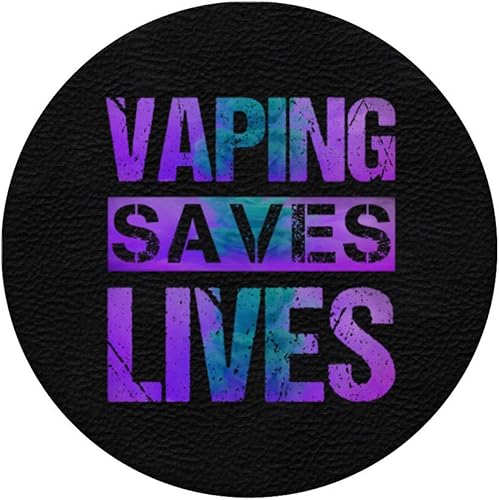 Miniatura 3 de Vaping Saves Lives - Soporte para teléfonos y tabletas, color morado y verde azulado, Negro