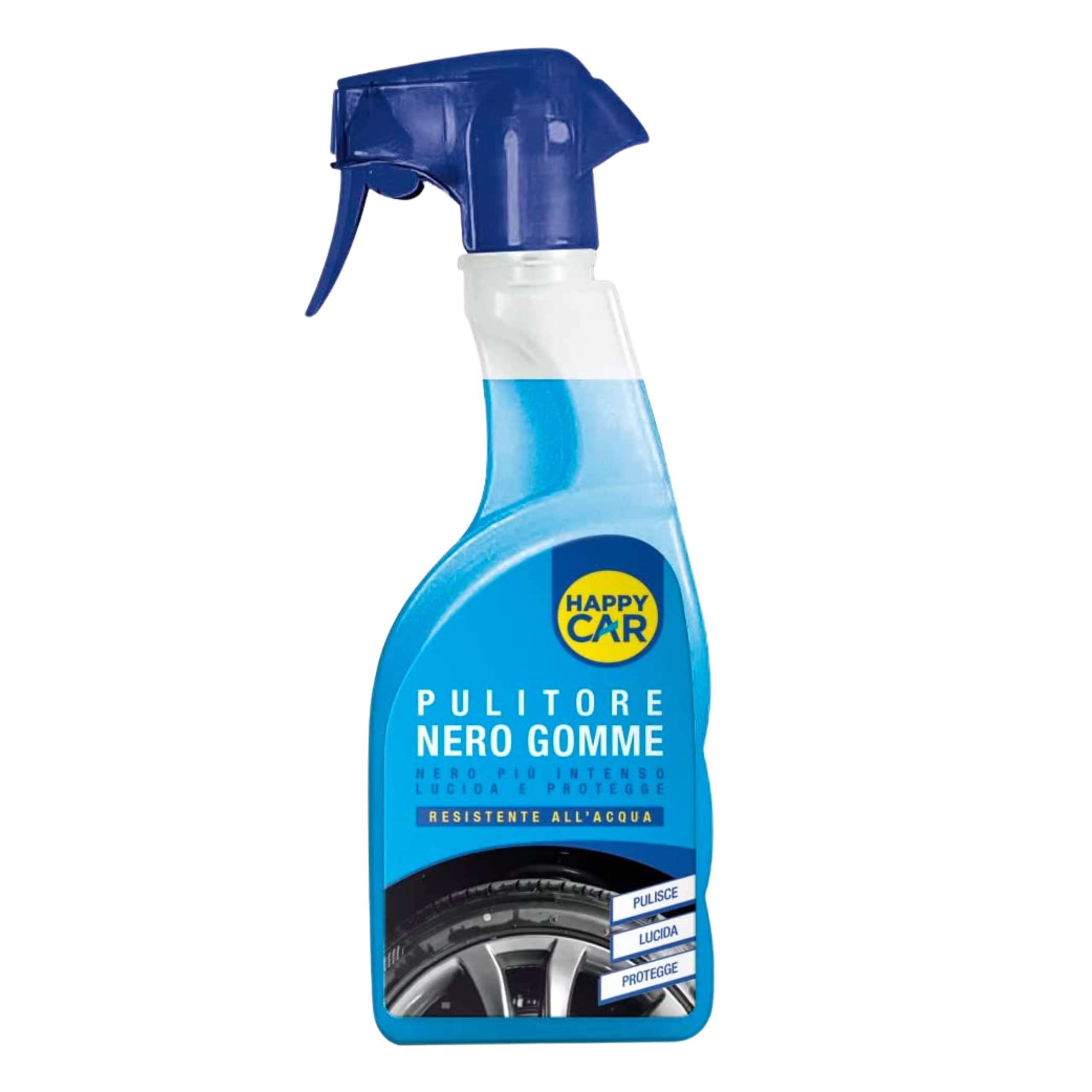  Happy Car - Gomme da auto neri, finitura mat, resistente alla pioggia, rinvigorisce gli pneumatici, 750ml
| Happy Car -