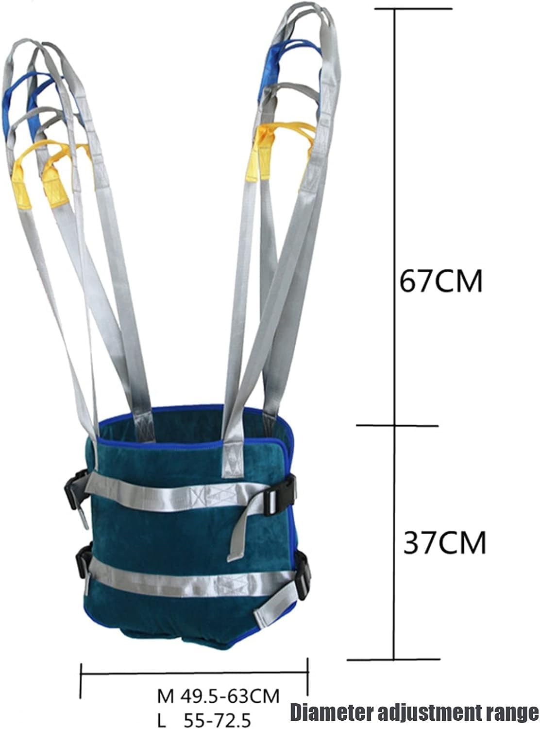 DaoGeSir Arnés Elevación Paciente Cuerpo Comple, Paciente Honda Levantador Grúa Cinturón De Transferencia De Pacientes Ayuda para Caminar De Pie Eslingas Ayudas para Caminar De Pie (Size : L)