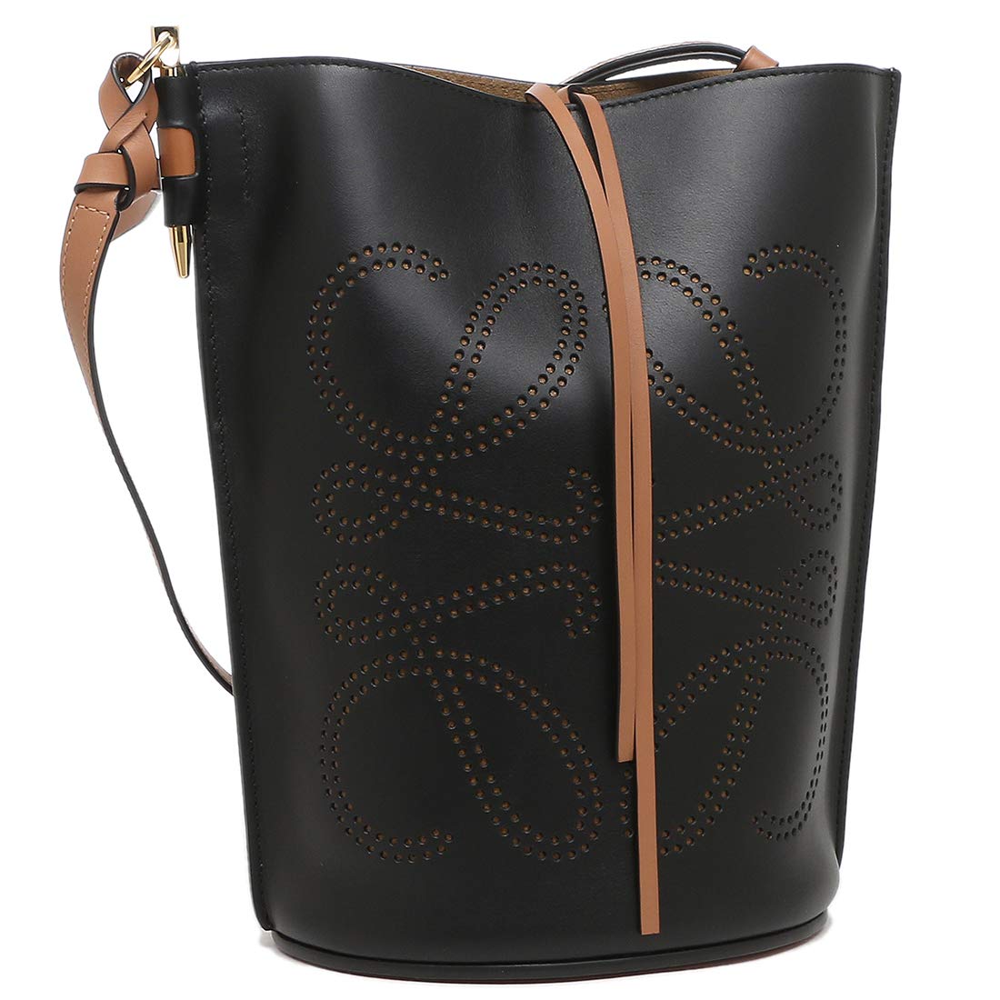 LOEWE LOEWE ショルダーバッグ in Black & Tan - Black. Size all.