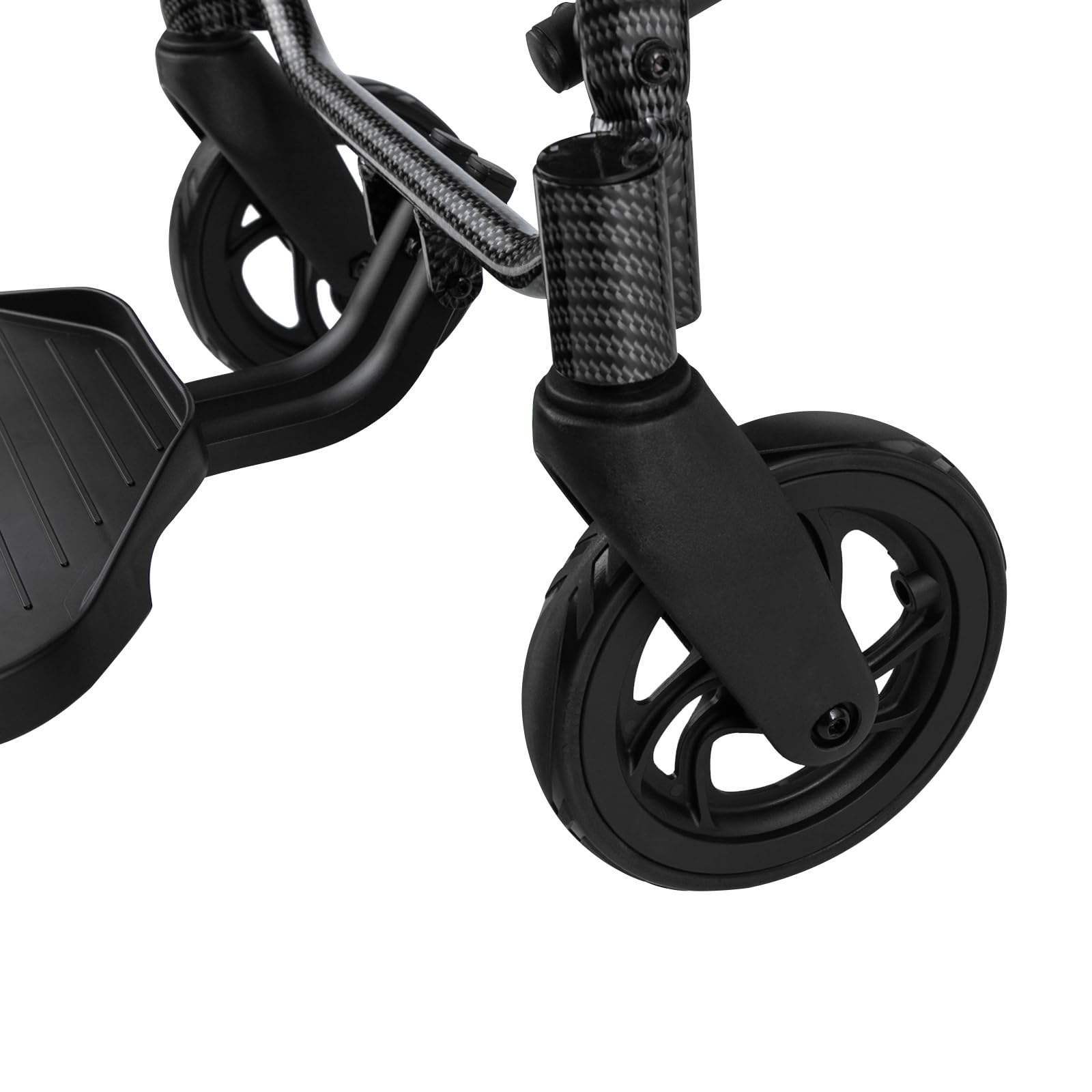 Silla de ruedas reclinable para adultos, respaldo 90°-175°, ligero, plegable, 130 kg, con reposacabezas y cinturón de seguridad, silla de ruedas plegable para grupos con movilidad reducida