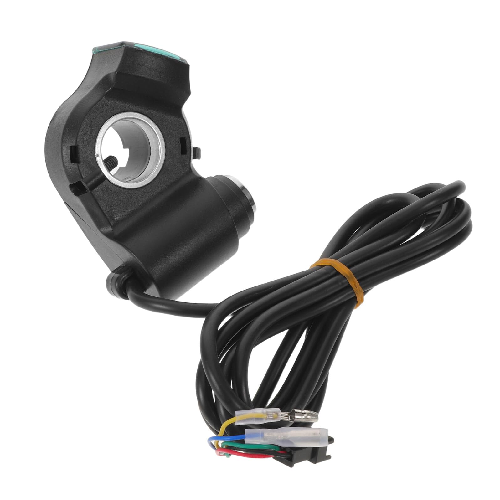 Blocco Accensione per Bici Elettrica e Scooter con Display Digitale Tensione, Interruttore Chiave e Acceleratore a Pollice, Compatibile Manubrio 22 Mm per Uso Urbano e Viaggi