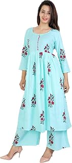 Cotton Kurti with Palazzo Set for Women