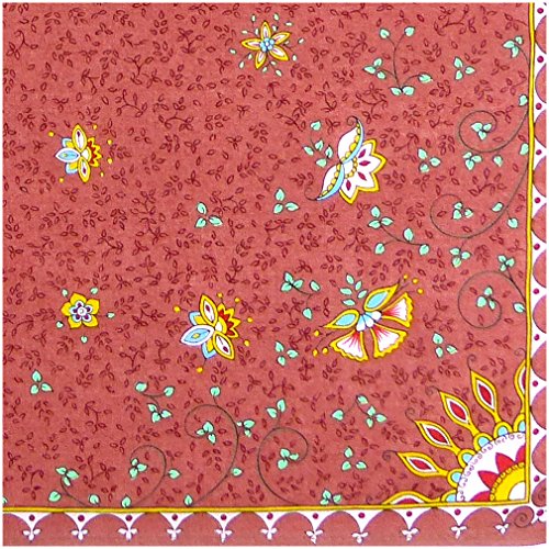 Foulard brique carré lune de miel pour sublimer vos tenues d'été