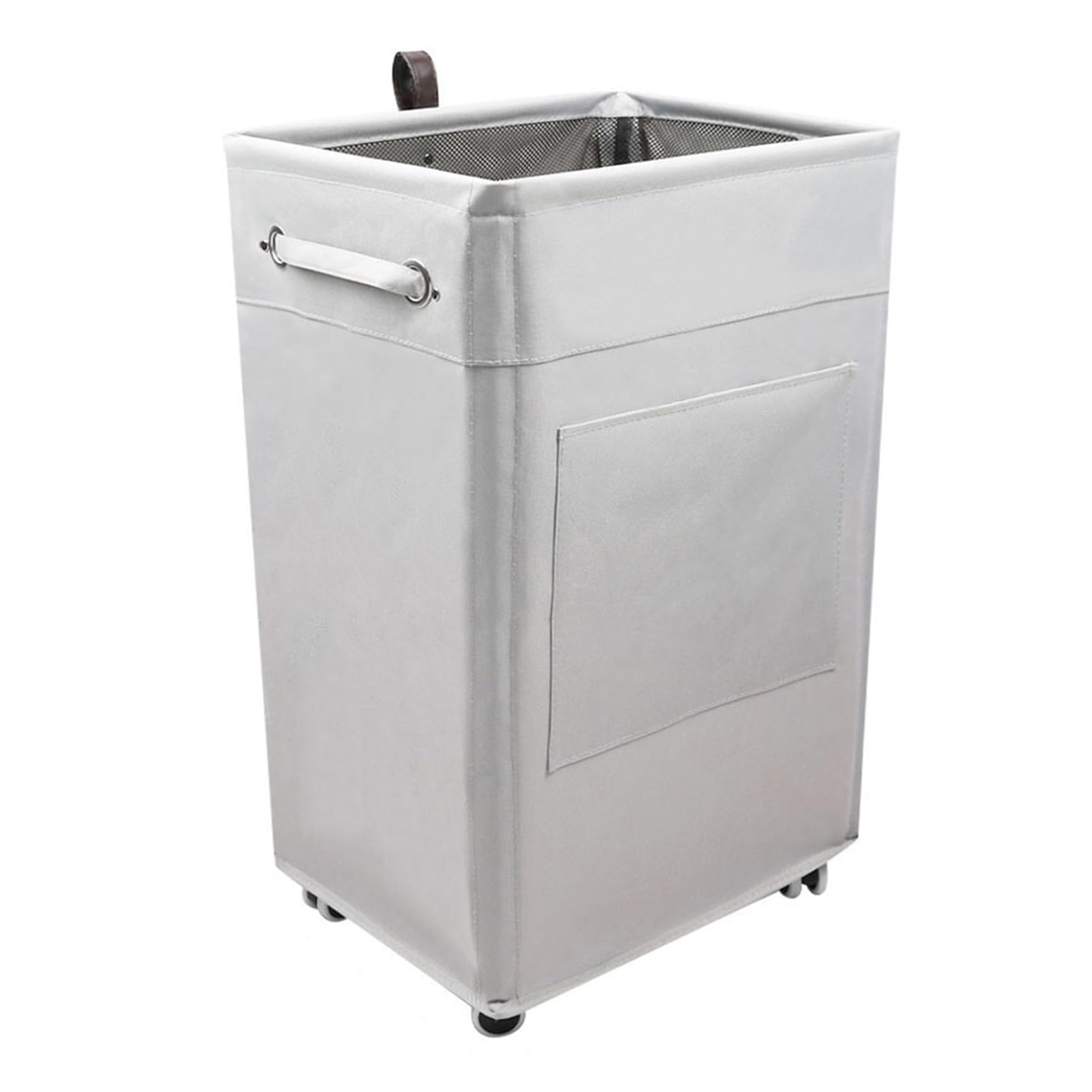 Home Bathroom Laundry Basket, Large Capacity Storage Basket, Waterproof Dirty Clothes Basket, Foldable Dirty Clothes Basket with Wheels