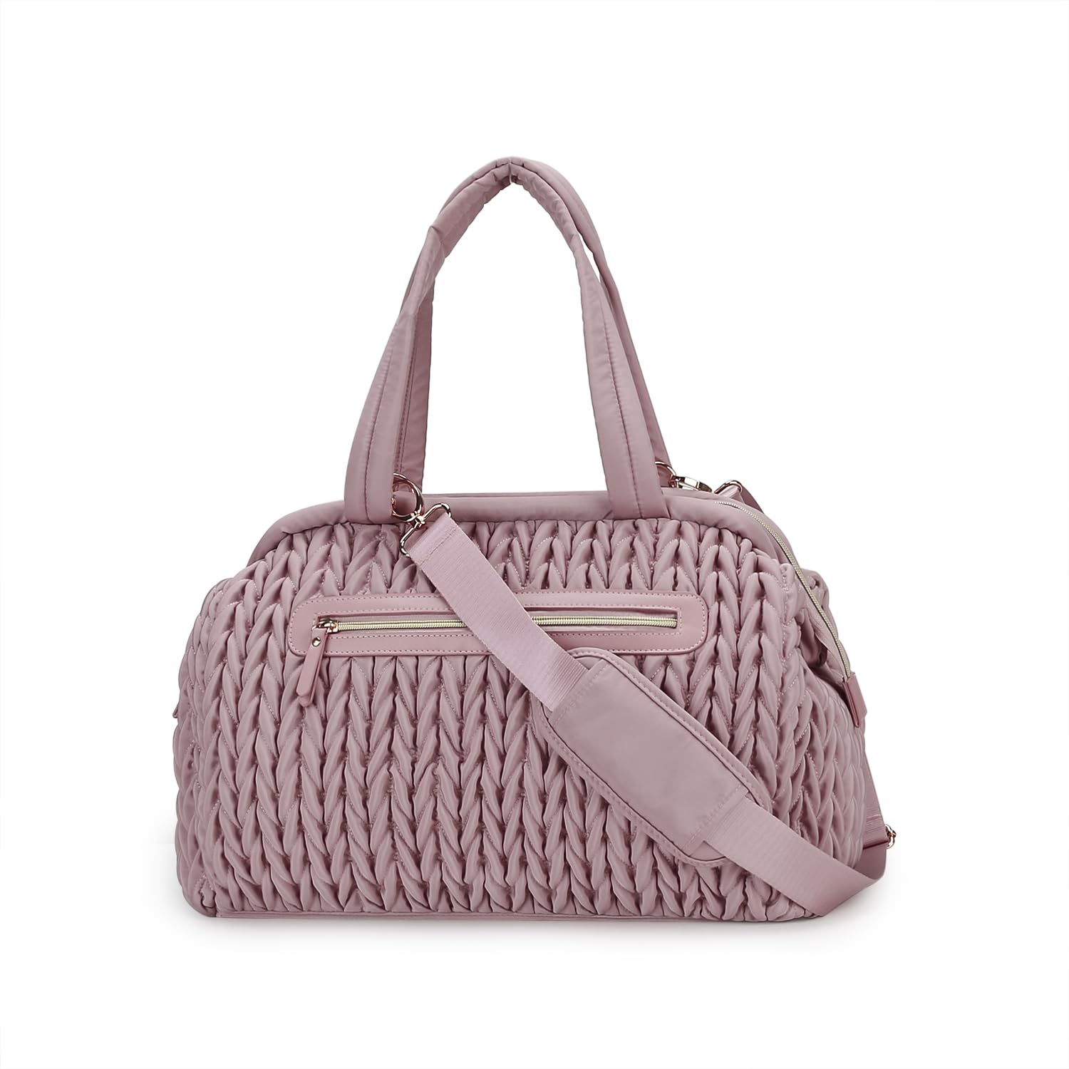 Borsa per pannolini Quiltde, grande, per maternità, borsa per passeggino, multifunzione, con tracolla regolabile
