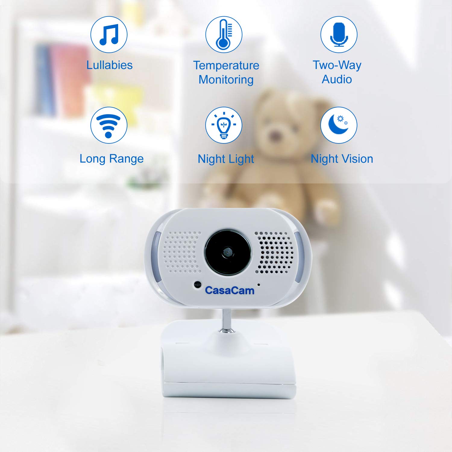 Temperature Monitoring Casa Cam Baby Monitor Nanit Pro Smart Baby