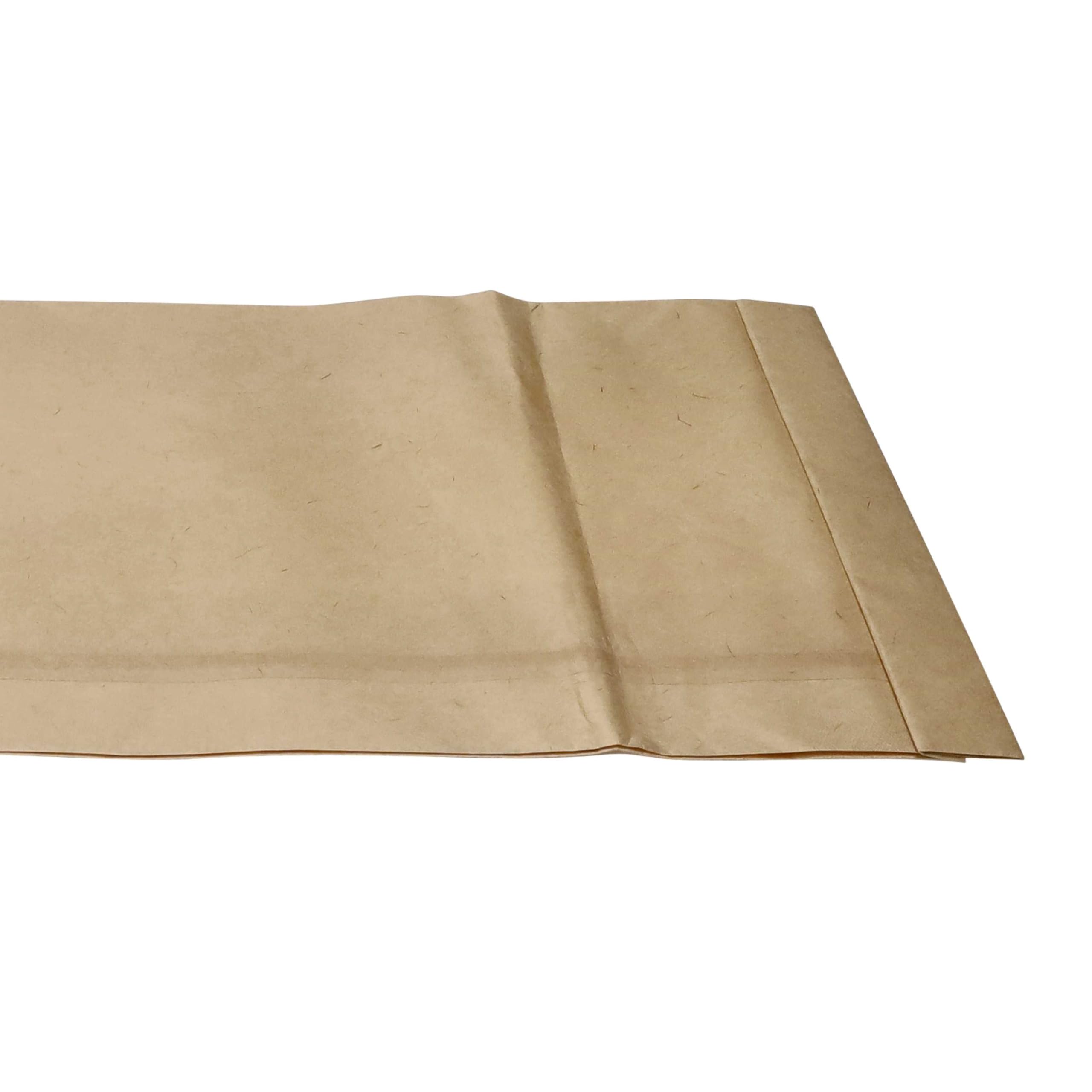 vhbw 50 x zamiennik worka do odkurzacza Bosch 2609256F32 do odkurzacza - papier, 86 cm x 20 cm, piaskowy