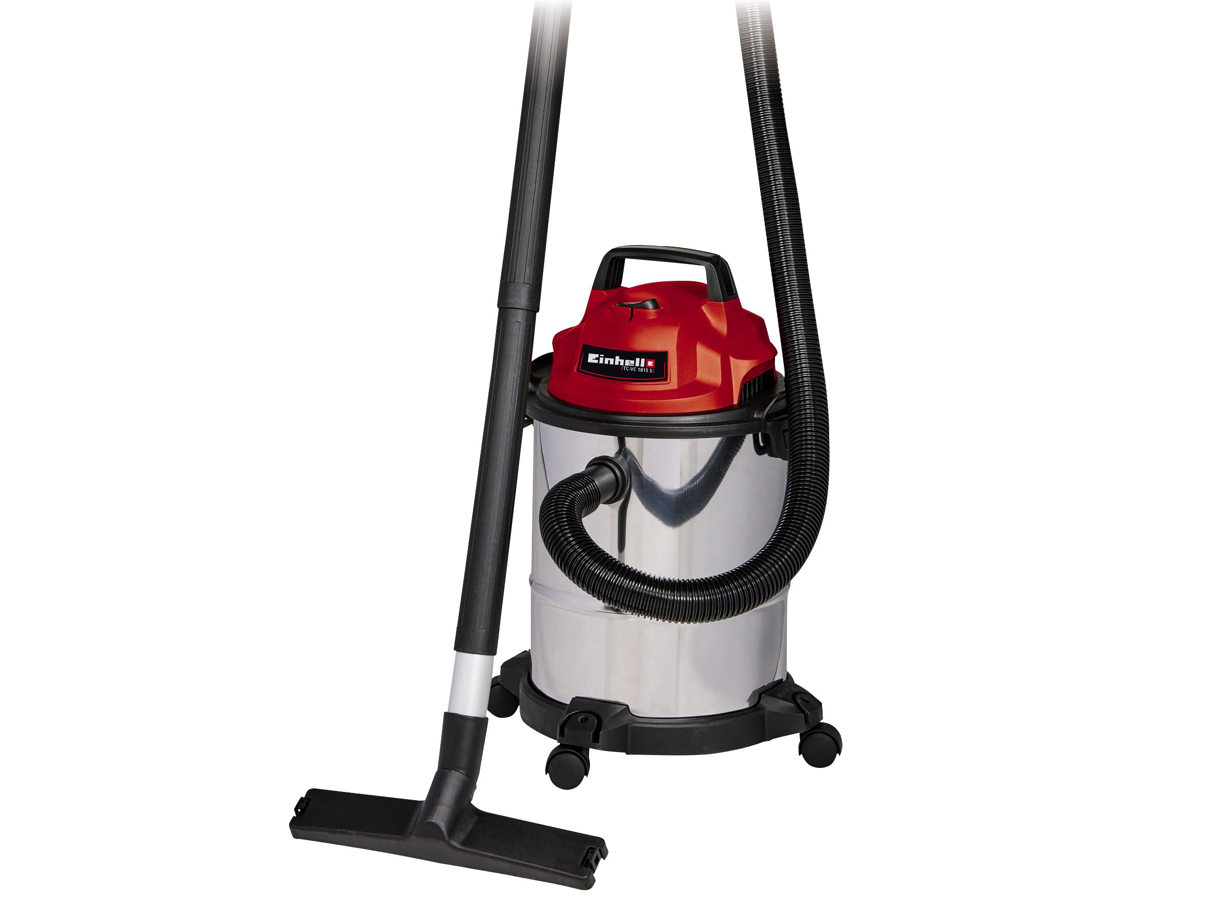 Einhell Aspiradora eléctrica 1250W 15L 180mbar 220-240V 50Hz Rojo seco y mojado