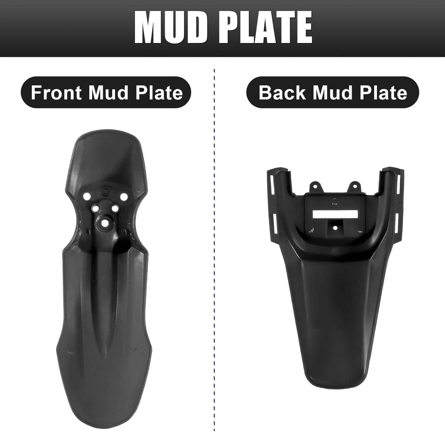 ABS Plastics Kit with High Elasticity Tall Seat, Pit Dirt Bike Plastic Fender, Thicker Plastics Compatible with Honda XR50R CRF50F XR50 CRF50 SDG SSR 50cc-110cc Pit Dirt Bike