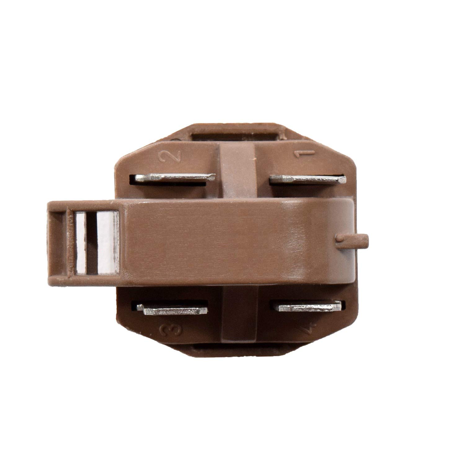 HQRP 4-Pack Refrigerator Compressor PTC Starter/Start Relay and Overload Kit Replacement Compatible with Whirlpool 4387913 PS371538 AP3108669 283ULBYY-53 819099 2154759