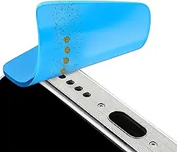 Kit de limpeza de alto-falante e porta de carregamento compatível com iPhone, Samsung, iPad, AirPods e Pixel – Conjunto de ferramentas de remoção de poeira com 40 almofadas adesivas e escova para