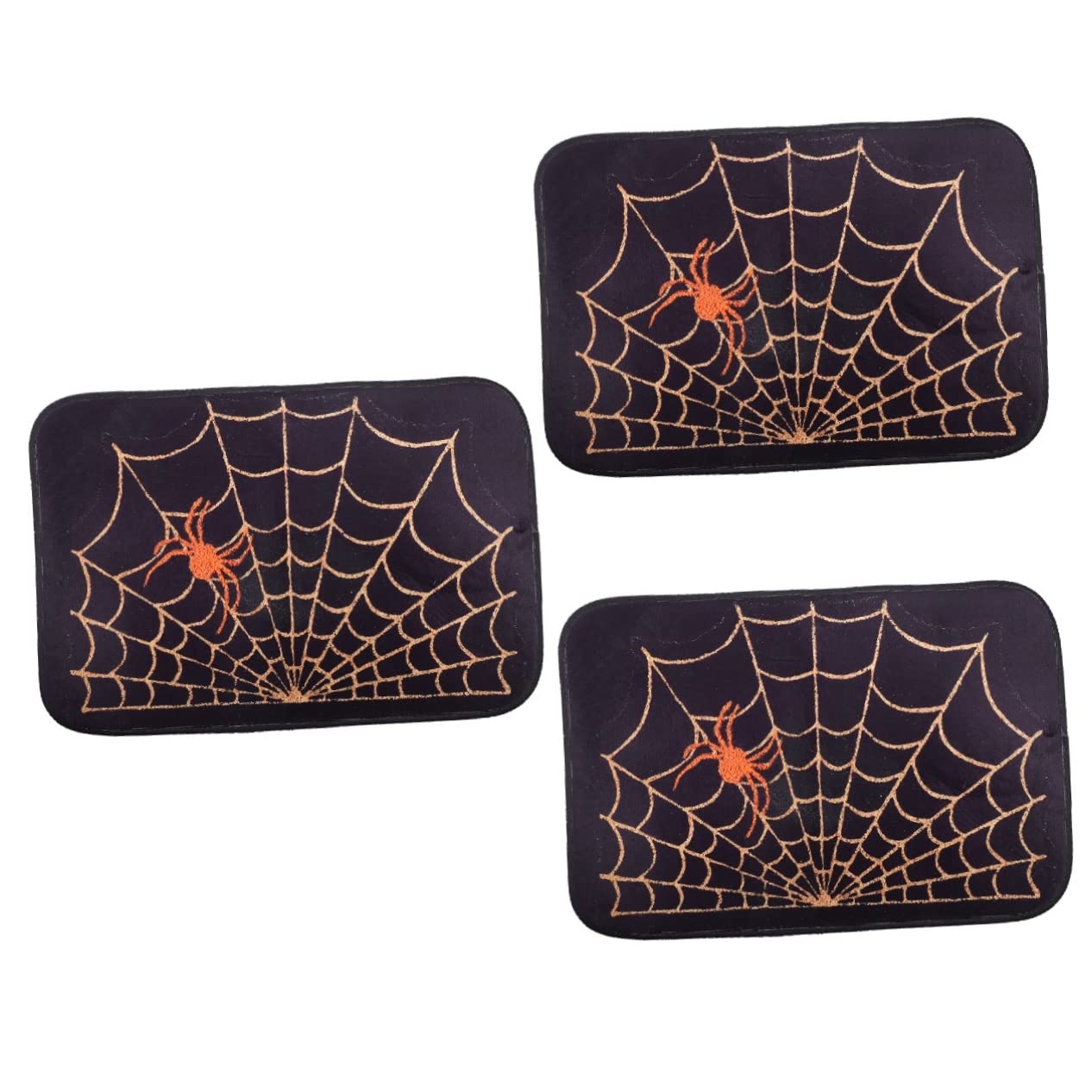 Tapis de sol Halloween absorbant lavable et déco cuisine 3 pièces