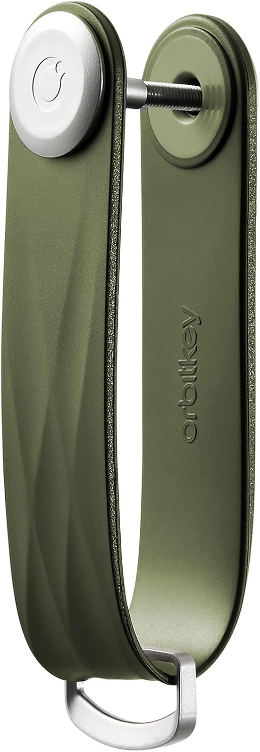 Orbitkey New Active Key Organizer Lite w/updated D-Ring | Weather Resistant, Stainless Steel Locking Mechanism