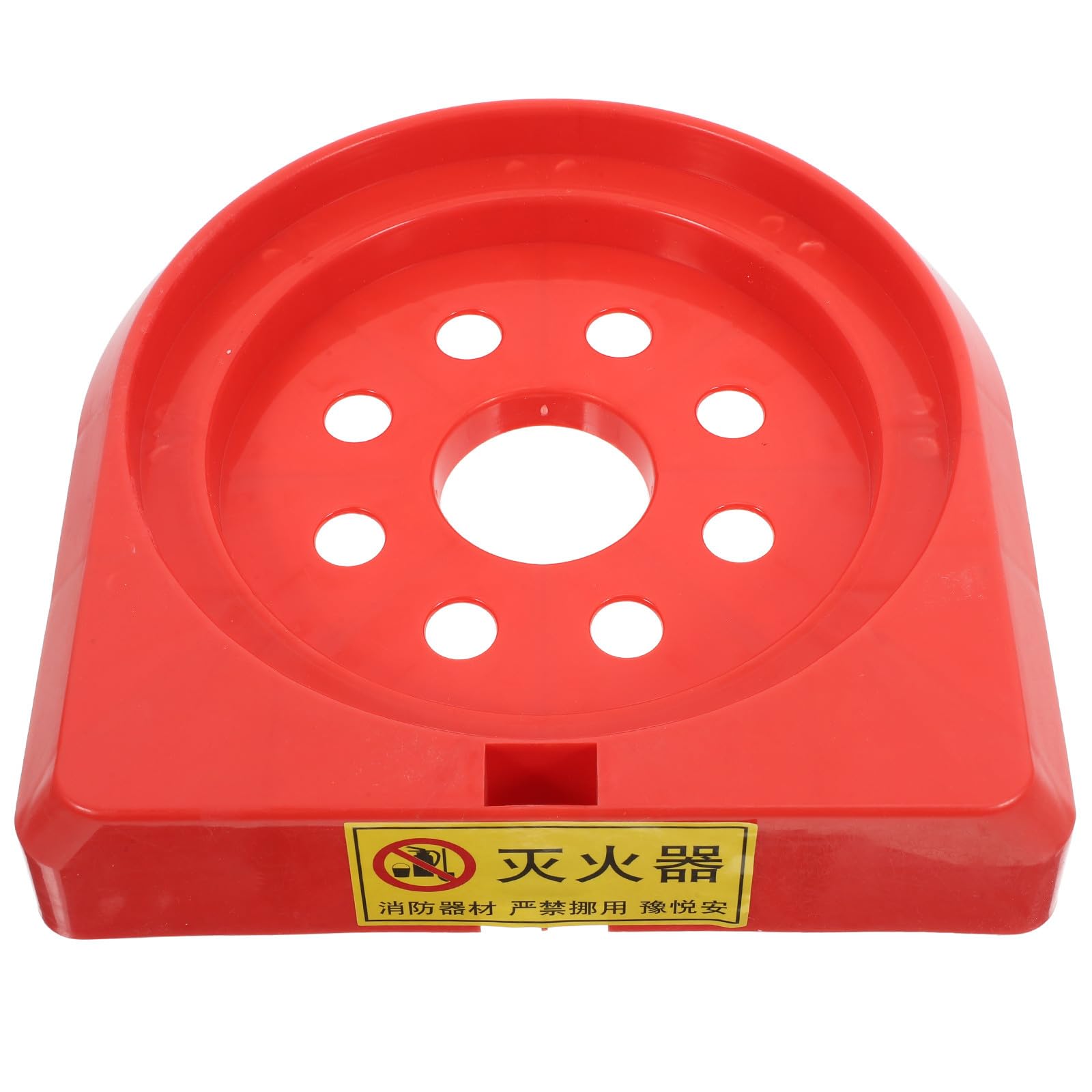 SHERCHPRY Fire Extinguisher Base Stand Bracket Plastic Holder for 3-8Kg Extinguishers Fire Safety Storage Mount Suitable for Home and Vehicle Use