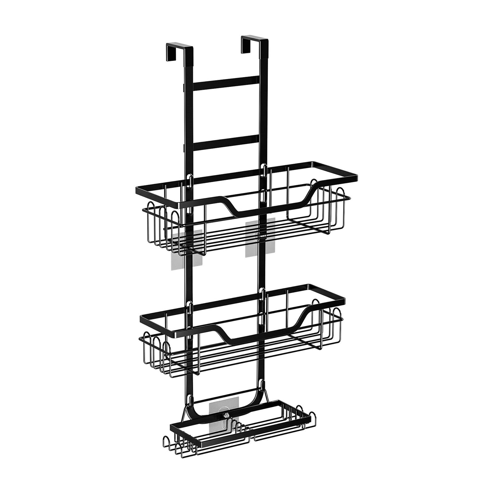 Nucelit Denial Tools Required Shower Cart for Door Back Two Story Planner Includes Fasteners Towel Rack Alternative Efficient Iron Shower Cart