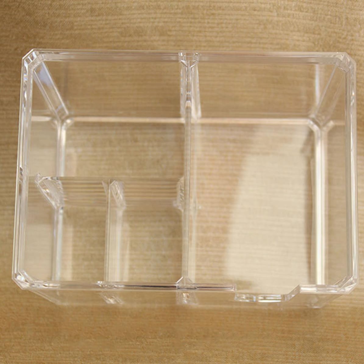 Vaguelly Cotton Swab Container with Lid, Ps Cosmetic Storage Box White image 5