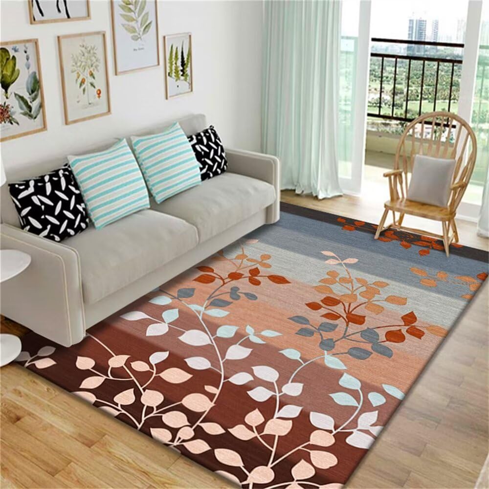 Deco chambre garçon moderne avec tapis de salon confortable bleu 200X260CM