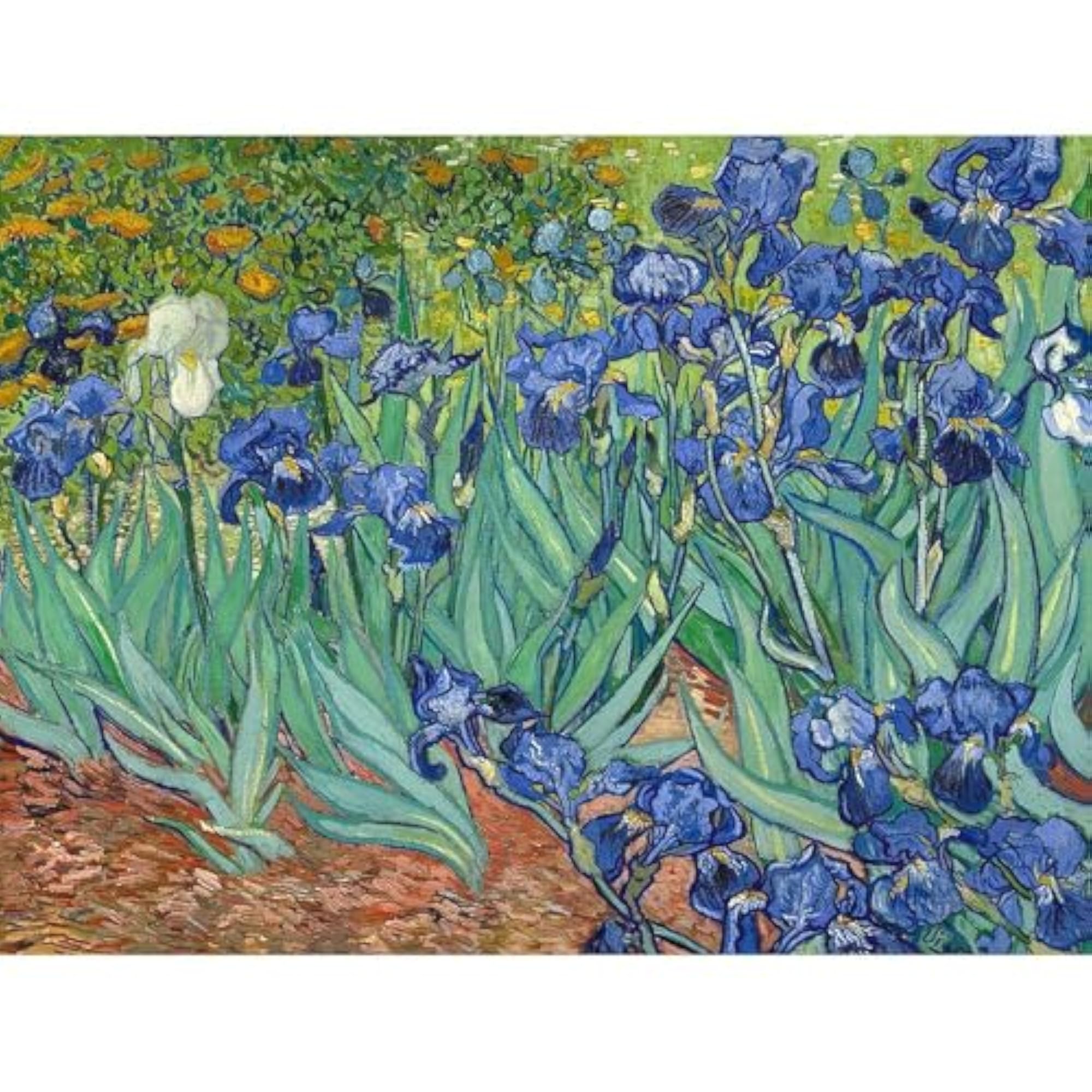 Irises by Vincent Van Gogh Zipper Makeup Pouch