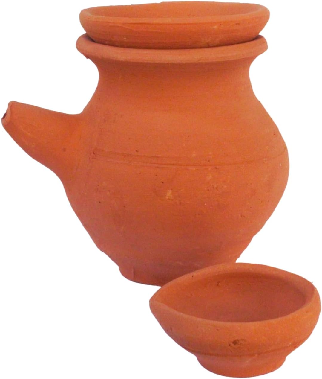 Handmade Karwa Chauth Lota for Pooja | Mitti Karwa, Lota (Brown) Pack of 1