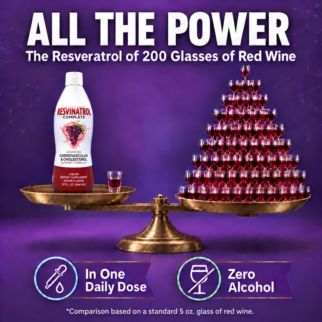 Liquid Resveratrol Supplement, 32 Fl. Oz. — Amazon image 6
