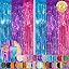 Blue Purple Pink party streamers