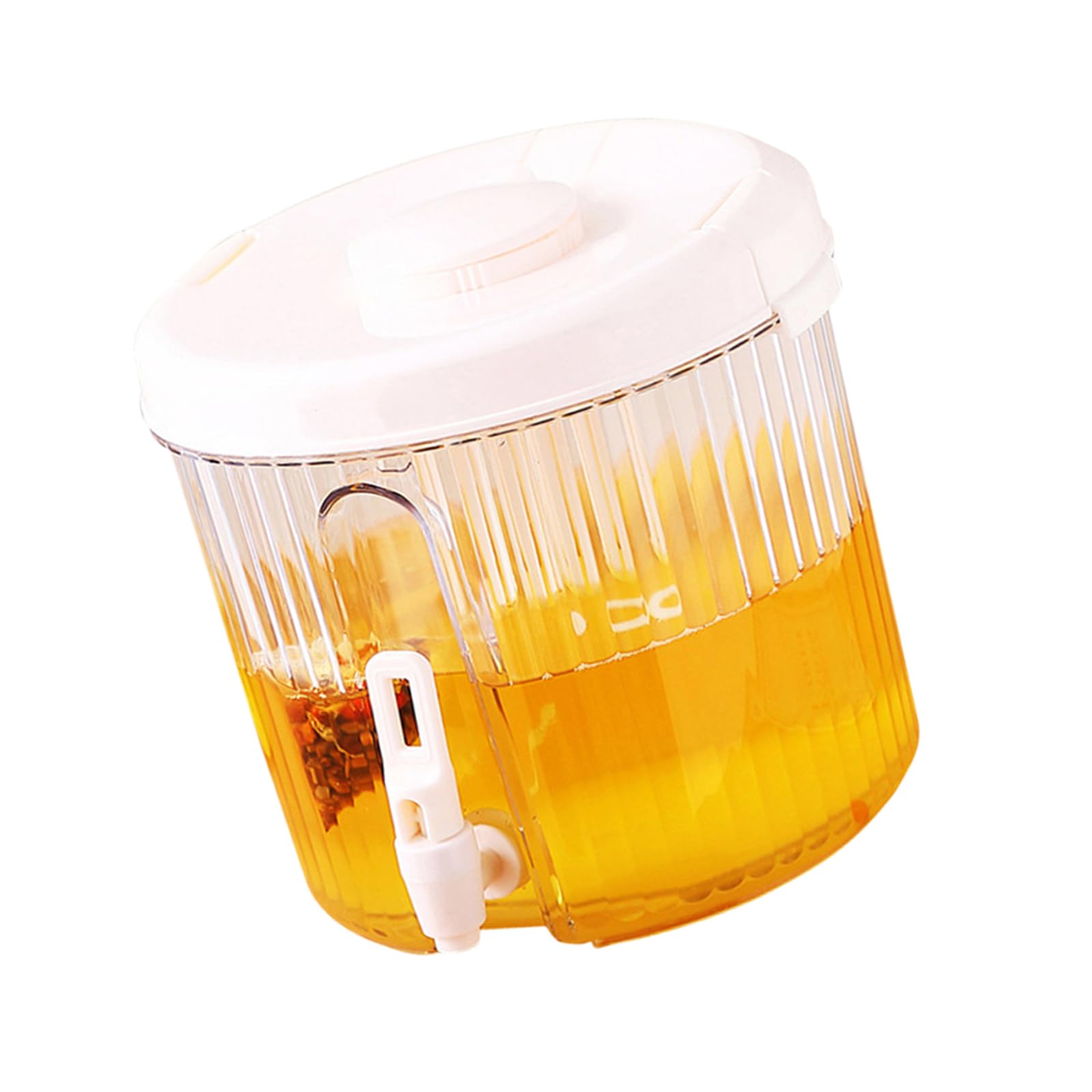 Elnwnnkc Portable Refrigerator Drink Dispenser with Tap Leak Proof Iced Beverage Container for Cocktails Juices Storage Iced Beverage Container