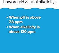 Vista 3 de HTH Pool Care pH abajo, reduce el pH, producto químico para piscina, 5 libras