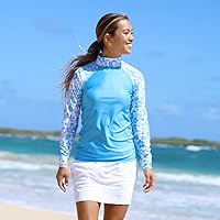 Vista 3 de UV SKINZ Aloha - Camisa de manga larga para mujer con UPF 50+