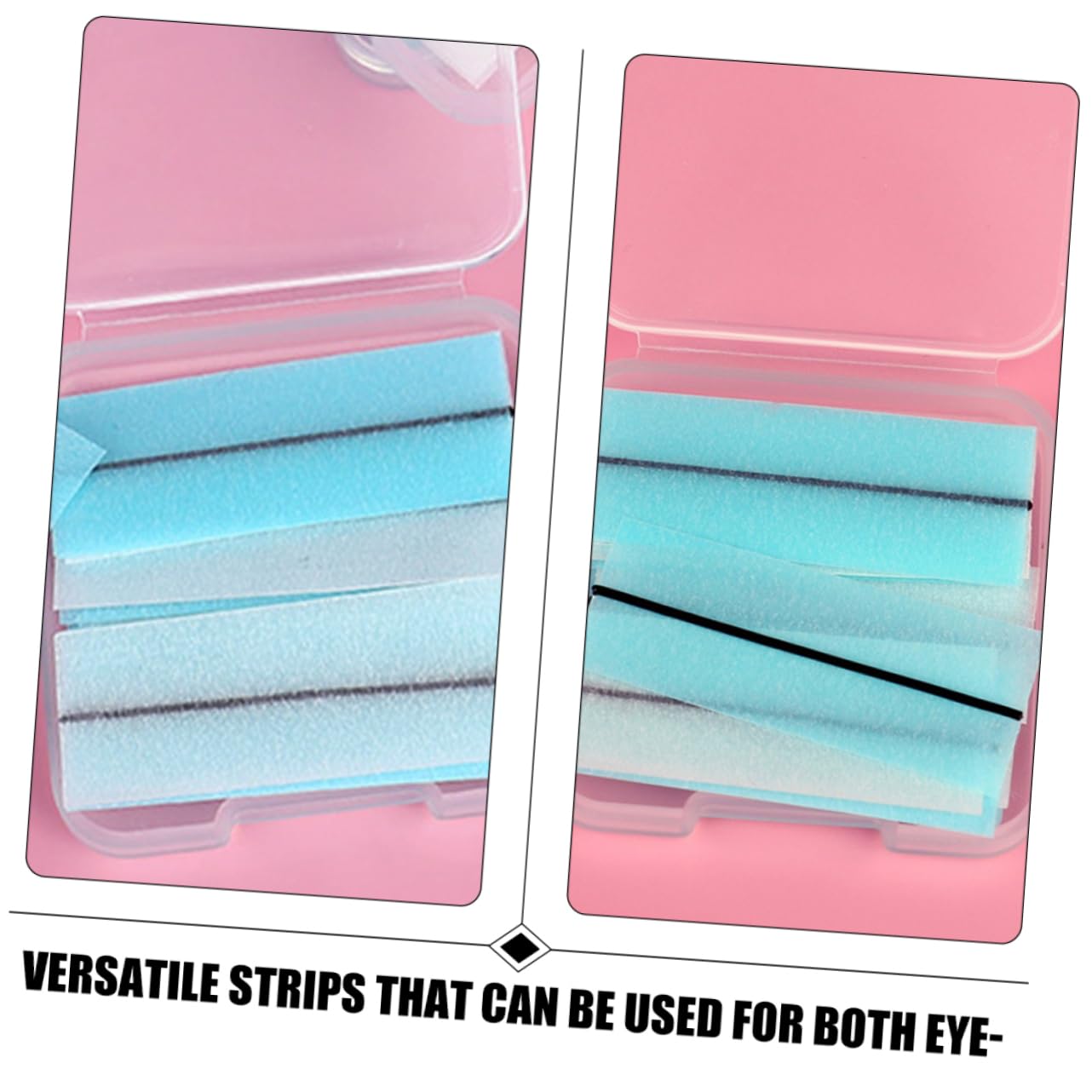 FOMIYES Self-Adhesive Lash Strips Eyelash Strips Bulk Lash Adhesive for Daily Use