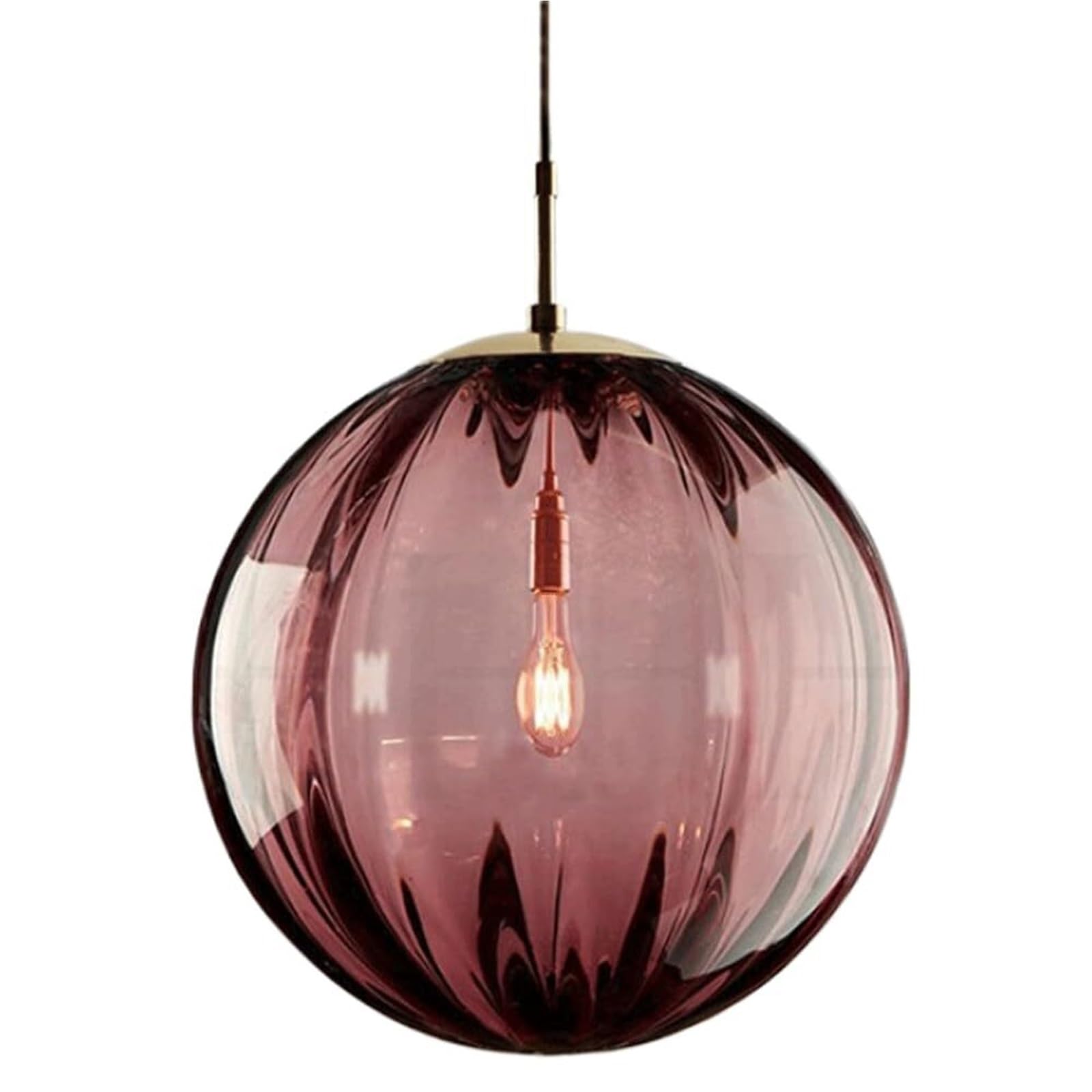 Chandelier E14 en verre pour éclairage îlot de cuisine et repas - 8