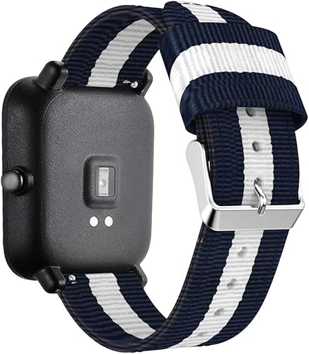 Miniatura 2 de 20MM Nylon Reemplazo Accesorio Reloj Banda Pulsera Pulsera para Huami Xiaomi Amazfit Bip Smart Watch