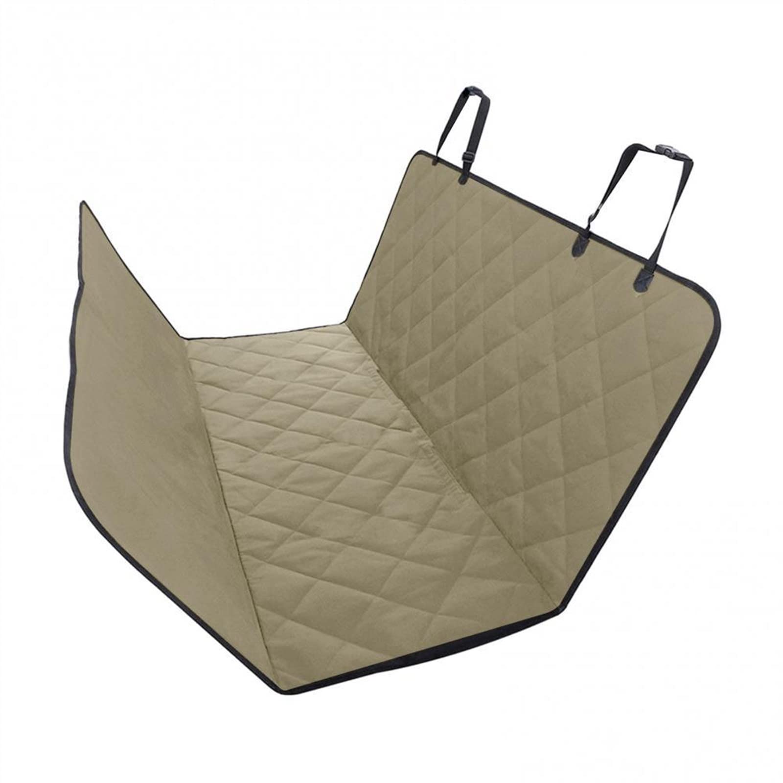 Alfombrillas Maletero Coche Almohadilla Automática Manta Protección Automóvil Fundas Asiento Tela Oxford Estera Maletero Mascota Lona Perro Gato Atrás Bandeja Maletero(Caqui)