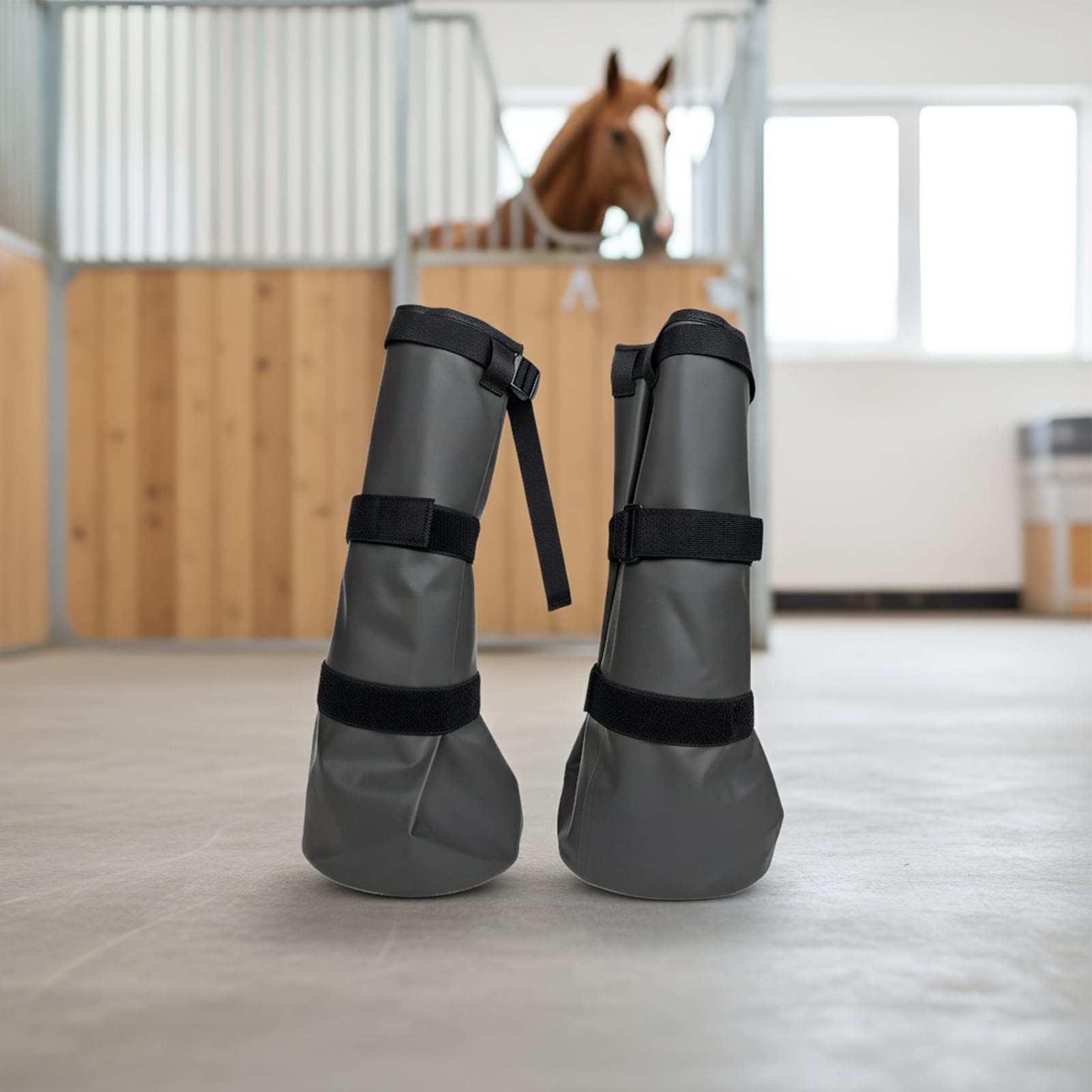Hoof Soaking Boot - Equine Hooves Soaker Bag, 24,5 cala Wielofunkcyjny sprzęt do czyszczenia stołów, treningu na świeżym powietrzu, wyścigów, użytkowania pola, zawodów, opieki konnej i konserwacji