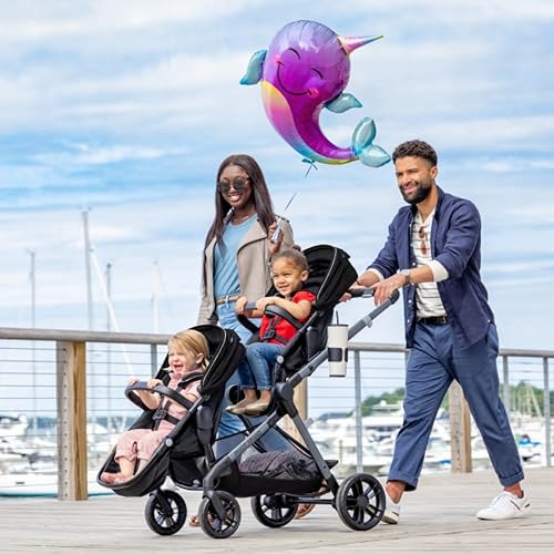 Miniatura 12 de Evenflo Pivot Xpand - Sistema de viaje modular con asiento infantil LiteMax para automóvil (Ayrshire negro)