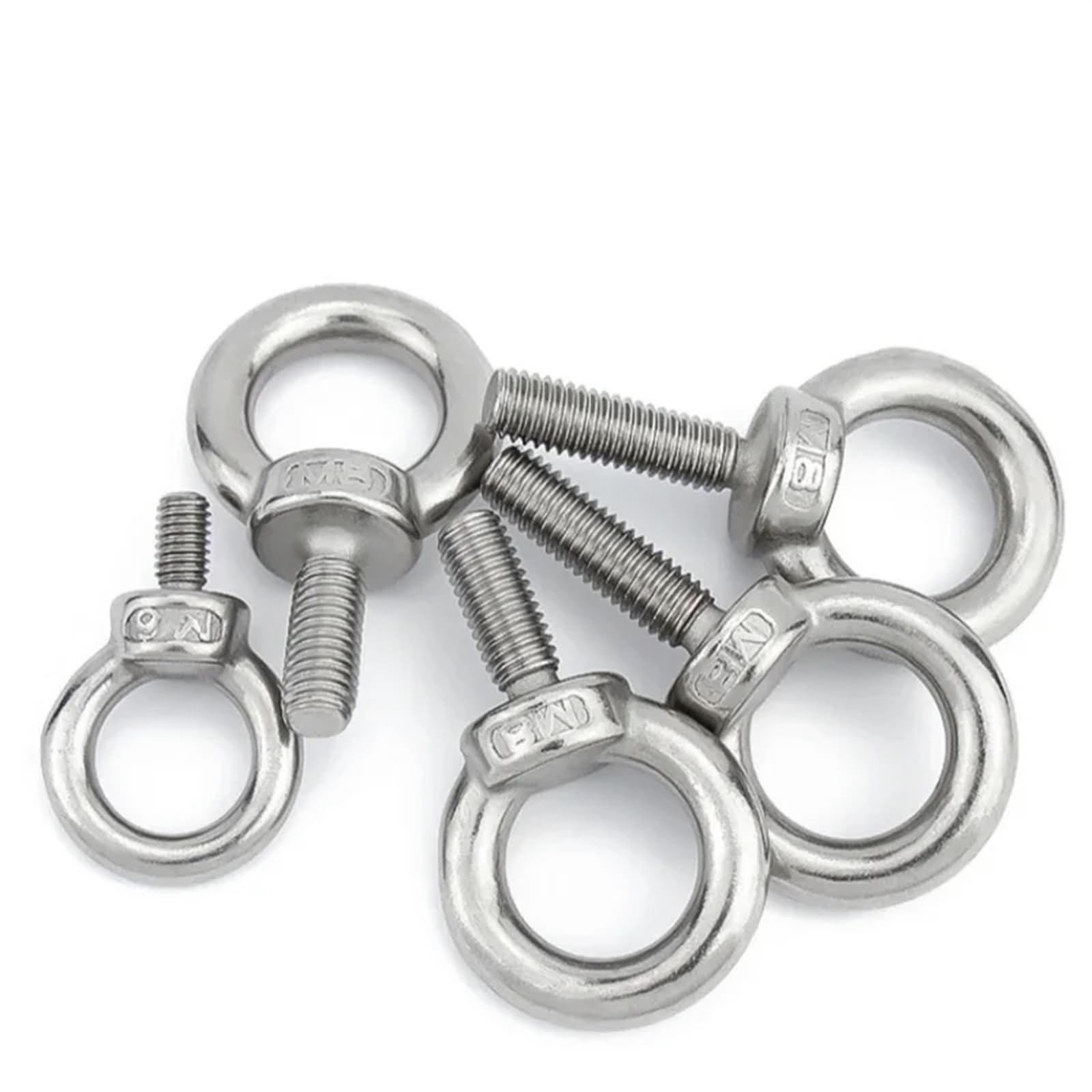 Boulon à œil de levage 1 à 5 boulons œil en acier inoxydable (M3-M24) - Variétés marines et de levage(M24x40mm-1pcs)