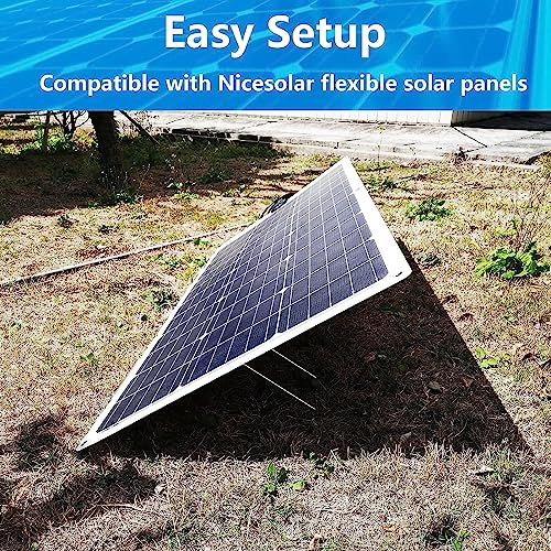 image for Nicesolar Portable Solar Panel Stand Multi-functional Solar Panel Brac