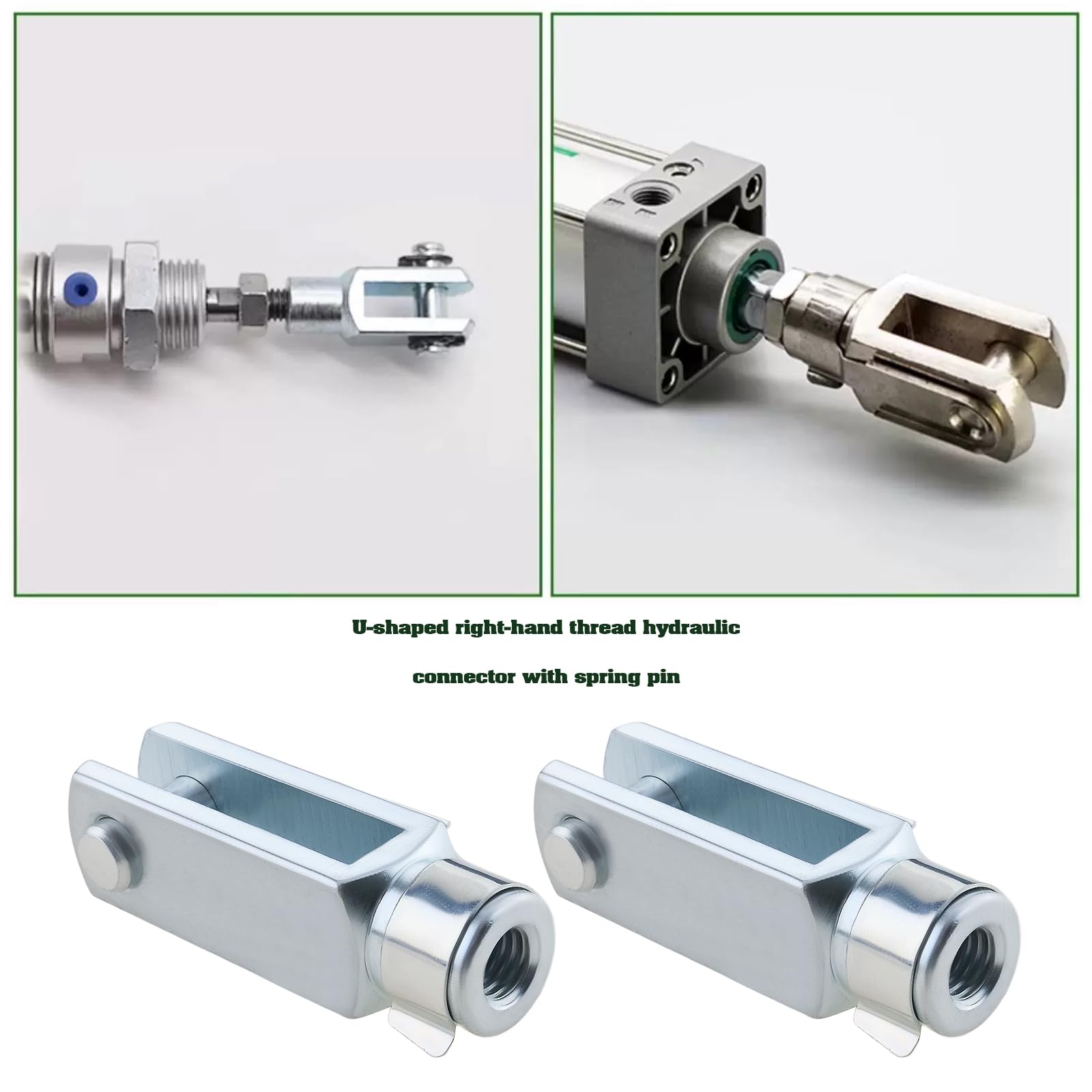 Pin A Molla Lungo M10 Estremità Forcella Clevis, Filettatura R/H - Foto 11