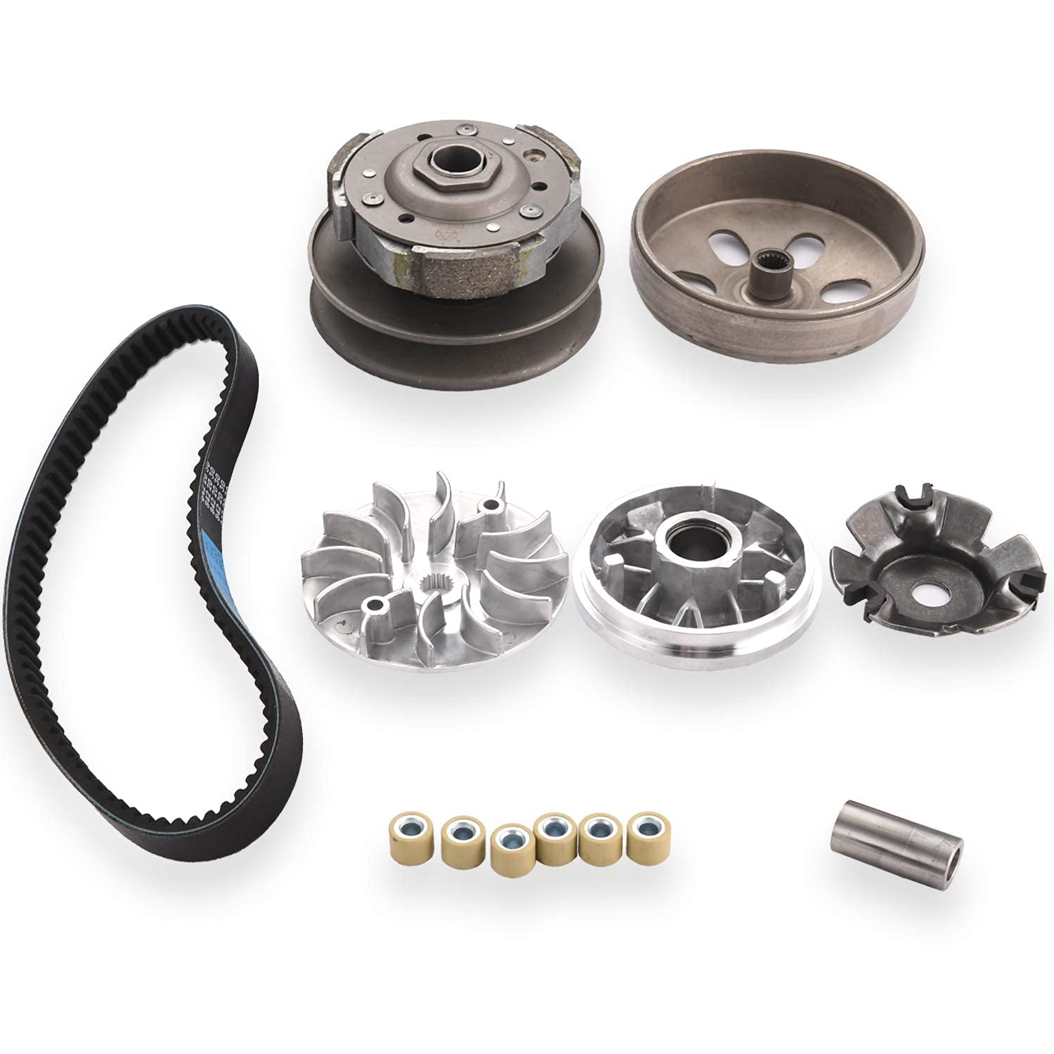 aohuang Gy6 150cc clutch set，include clutch Assembly and Variator Assembly with 842 belt, fit for GY