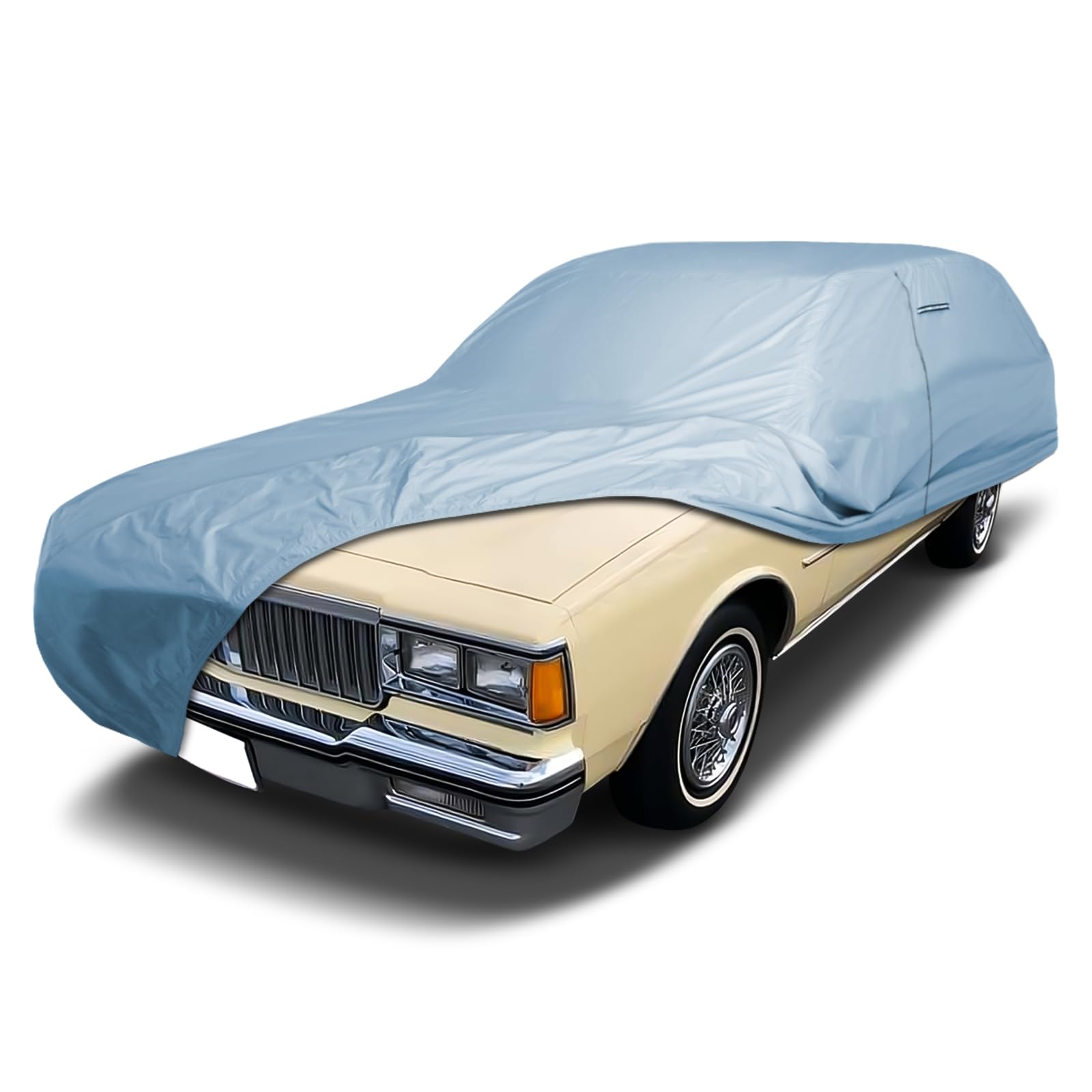 iCarCover Car Cover Waterproof All Weather for 1977-1989 Safari Wagon