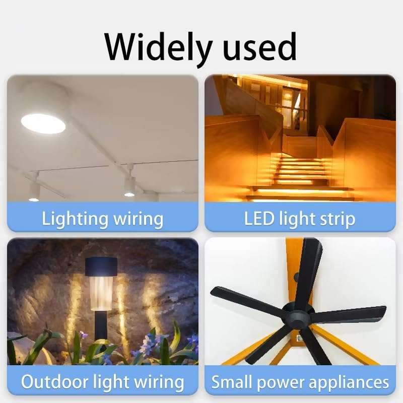 Image of Havilah Wiring-free Connector 4pcs /Pack Stripping-free Thimble T-shaped Connector Downlight Wiring-free Connector(Yellow)