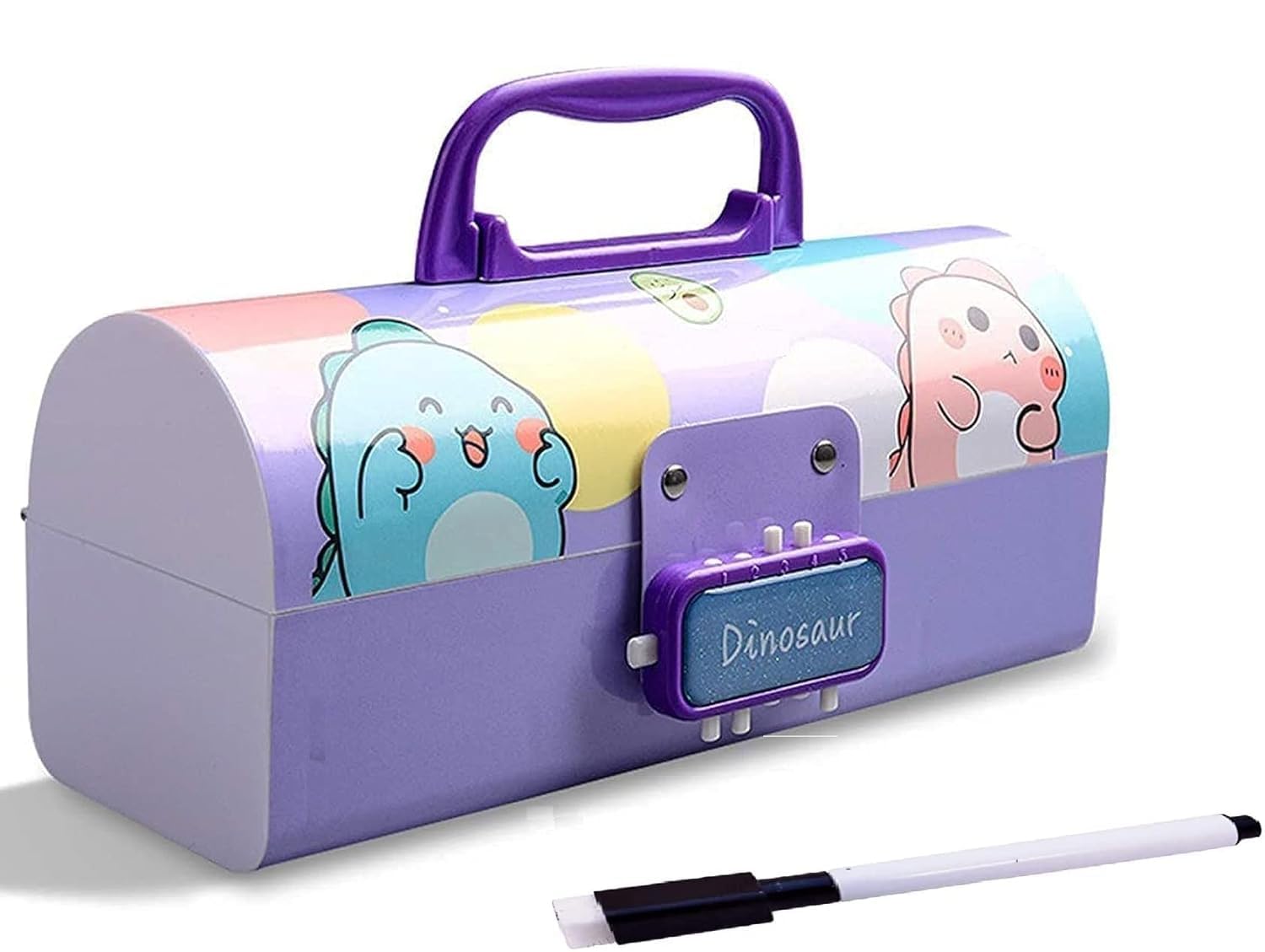 WBD Plastic Password Protection School Kids Pencil Box Stationary Set With Different Compartments For Storage Of Kids Essentials (Multicolor) (B0CJ5BLXYY) Amazon Price History, Amazon Price Tracker