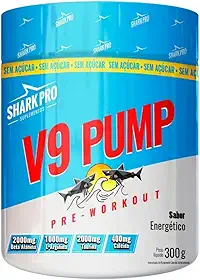 Pré-Treino V9 Pump Pote 300g Shark Pro Energético