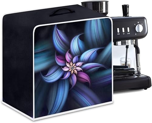 Miniatura 4 de Psesaysky Cubierta para cafetera de flores 3D, cubiertas para electrodomésticos de cocina con mango superior, resistente a las manchas, cubierta