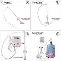 Vista 4 de Sistema de Bomba Dispensadora de Agua Embotellada Automática de 5 Galones para el Hogar Bomba Dispensadora Eléctrica de Jarra de Agua Potable