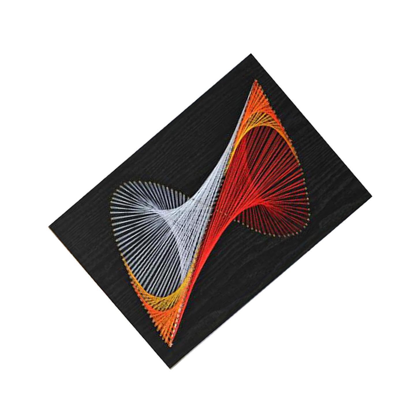 KTUXZCI Kit fai da te per lavoretti creativi con fili d'epoca, per creare familiari e decorazioni per la casa, per lavori di fili geometrici, materiali per