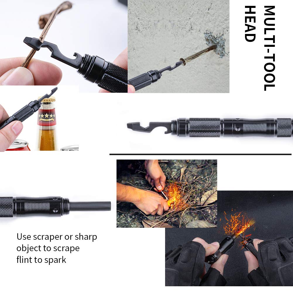 9in1 Tac Pen Mit Werkzeugen Multifunktionaler Tac Stift 9 In 1 Hochwertiges Aluminium Mit Bell+Howell Multitool