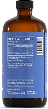 BodyBio PC - Phosphatidylcholine for Brain Health, Mental Clarity, Cognitive Function, Cellular Repair & Healthy Aging, Phospholipid Complex Supplement for Gentle Daily Detox 16 FL OZ
