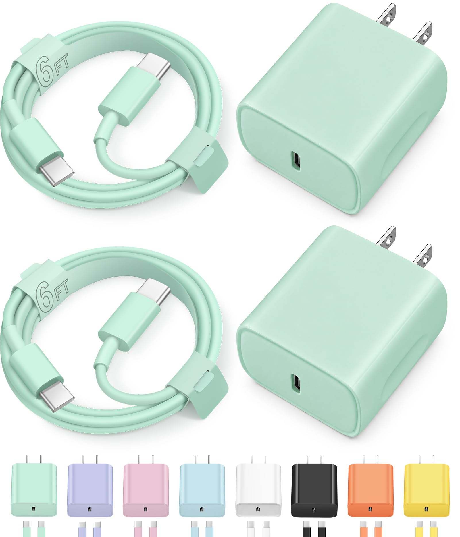 iPhone 17 16 15 Charger Fast Charging Type C Chargers USB C Charger Block